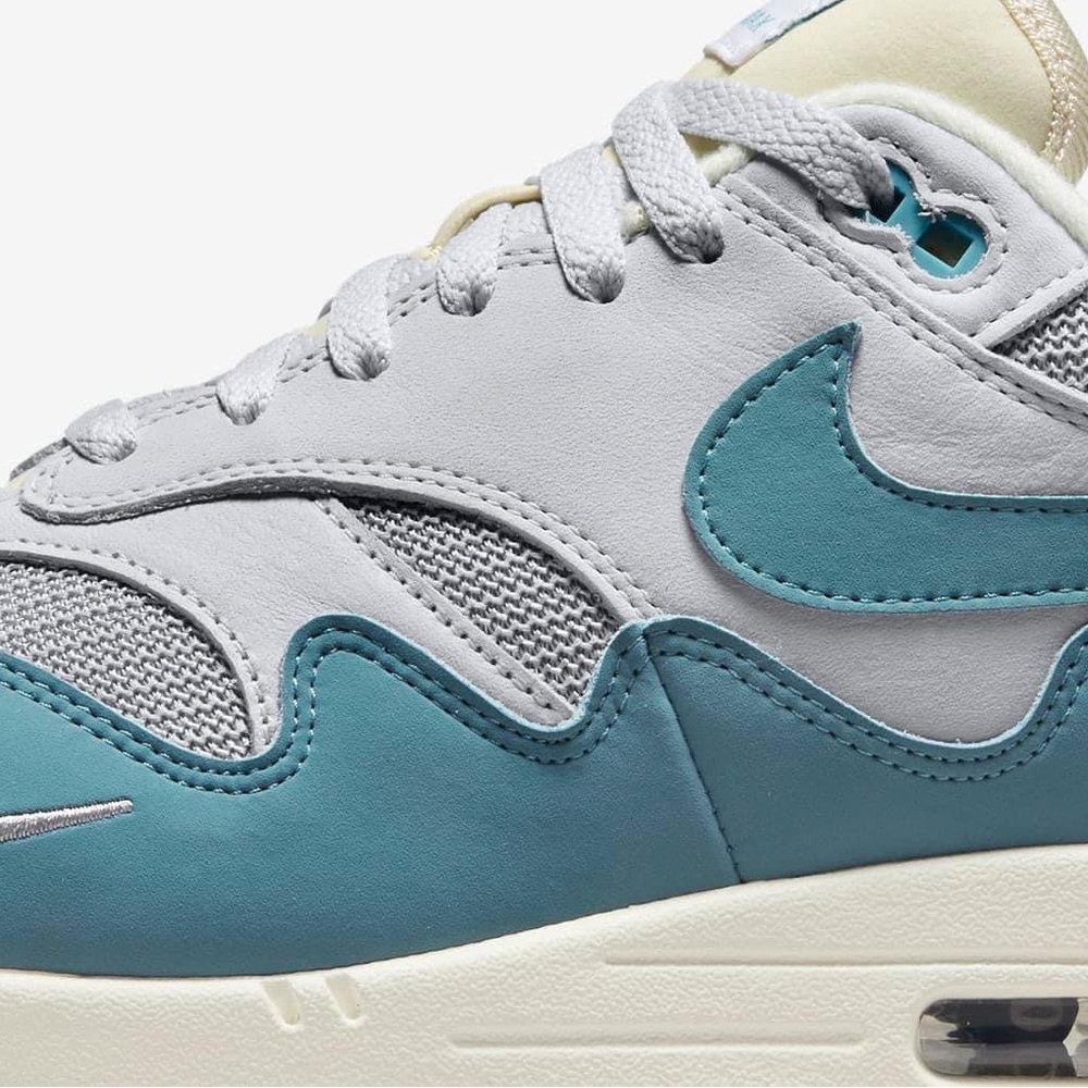 Nike Patta x Air Max 1 'Noise Aqua' Sneaker | Blue | Men's Size 4 / Women’s 5.5 - Picture 3 of 5